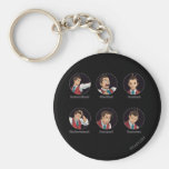 Apollo Justice Emoticons Keychain