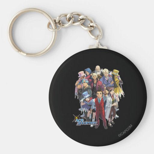 Apollo Justice Key Art Keychain