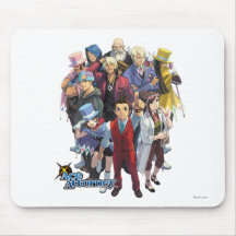 Apollo Justice Key Art Mouse Pad