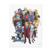 Apollo Justice Key Art Postcard