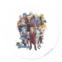 Apollo Justice Key Art Sticker