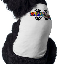 APOLLO ~ PERSONALIZED BIG LETTER PET-WARE FOR DOGS DOGGIE TEE SHIRT
