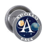 Apollo Program Logo Pinback Buttons