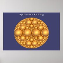 Apollonian Packing of an Apollonian Packing Posters
