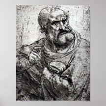 Apostle, holy communion by Leonardo da Vinci Print