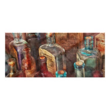 Apothecary - A Series of bottles Rack Card Template