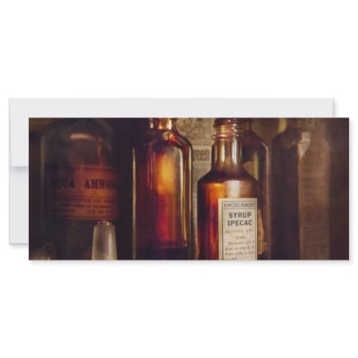 Apothecary - Domestic Remedies Customized Rack Card by suburbanscenes