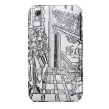 Apothecary's shop, from 'Das Buch der Cirugia' pub iPhone 3 Cover