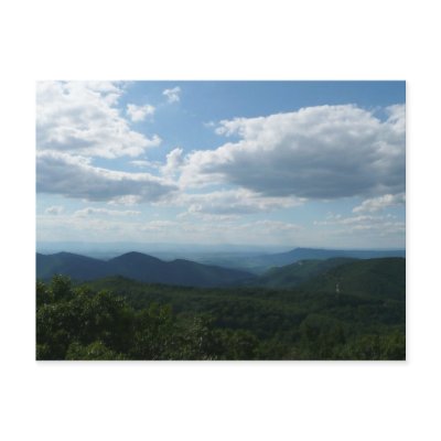 Appalachian Mountains II Postcard by mlewallpapers