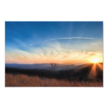 Appalachian Mountains Sunset Photographic Print