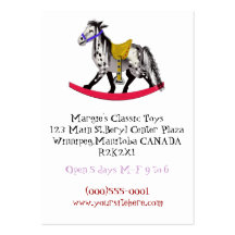 appaloosa toy store business card template