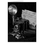 Appareil-photo classique de presse cartes de vœux