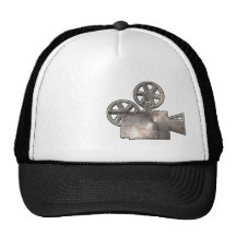 Appareil-photo de film rocailleux casquettes de camionneur
