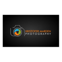 Appareil-photo moderne de photographie et volet co cartes de visite personnelles