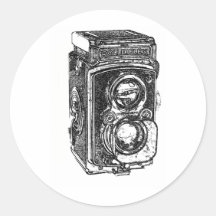 Appareil-photo vintage de Rolleiflex Autocollant