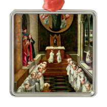 Apparition of the Virgin to a Community ornaments