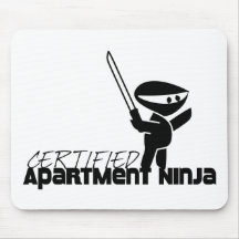 Appartement certifié Ninja drôle Tapis De Souris