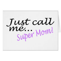 Appelez-juste moi maman superbe cartes de vœux