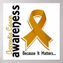 Appendix Cancer Awareness 5 Posters