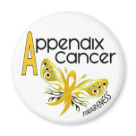 Appendix Cancer BUTTERFLY 3.1 Fridge Magnet