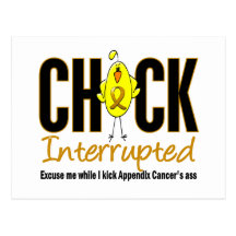 Appendix Cancer Chick Interrupted Postcards