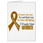 Appendix Cancer For Every…..I Proudly Wear Amber 1 Cards