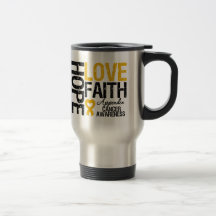 Appendix Cancer HOPE LOVE FAITH Mug