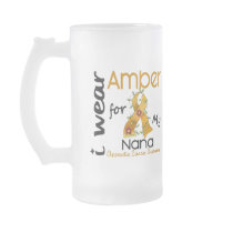 Appendix Cancer I Wear Amber For My Nana 43 Mugs