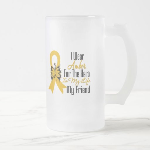 Appendix Cancer Ribbon Hero My Friend Coffee Mugs