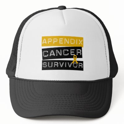 Appendix Cancer SURVIVOR Hat by cancerapparel
