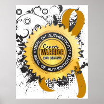 Appendix Cancer Warrior 23 Poster