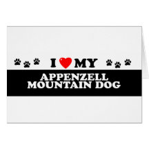 APPENZELL MOUNTAIN DOG GREETING CARD