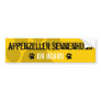 Appenzeller Sennenhund on Board Bumper Sticker