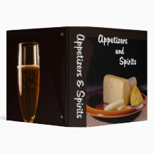 Appetizers And Spirits Recipe Binder
