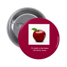 Apple a Day Round Button