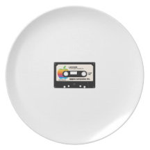 Apple and lemonade (black) plates