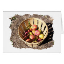 Apple Basket Greeting Cards