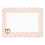 Apple Cores Personal Stationery Custom Invitations