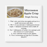 Apple Crisp Recipe Fridge Magnet