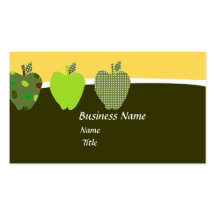 Apple for the Teacher Business Card