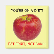 Apple Fruit Eat Healthy Food Diet Reminder Magnet