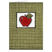 Apple Generic greeting card cards