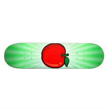 Apple; Green Custom Skate Board