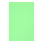 Apple Green Note Personalized Stationery