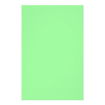 Apple Green Note Personalized Stationery
