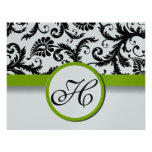 Apple Green Response Card- Text on Matte Side Personalized Invitation