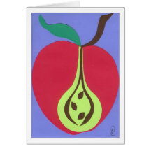 Apple Greeting Card