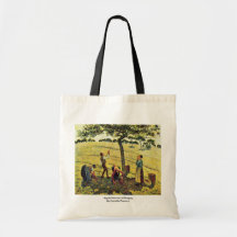 Apple Harvest At Eragny,  By Camille Pissarro Tote Bag