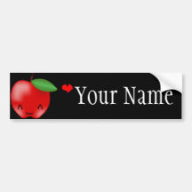 Apple Love Bumper Sticker