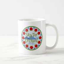 Apple Mandala - Blue Mug
